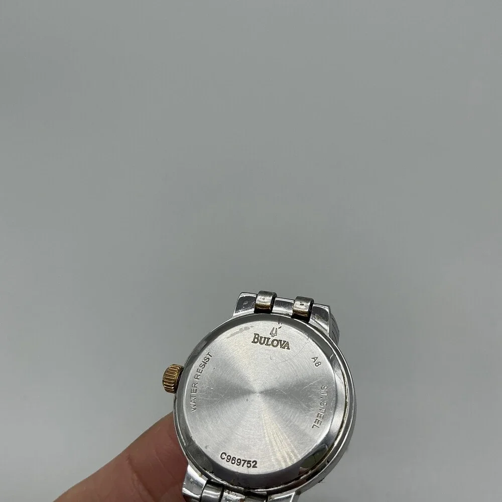 Caravelle By Bulova Womens Watch 25mm Two Tone Stainless New Battery 6.5